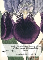 Sale 363: Rare Books, including the Botanical Library of J. Roy Barrette of Brooklin, Maine