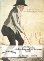 Sale 329: Fine Golf Literature, including rare prints and golf ephemera