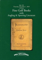 Sale 322: Fine Golf Books with Angling and Sporting Books