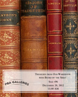 Sale 496: Treasures from Our Warehouse with Books by the Shelf