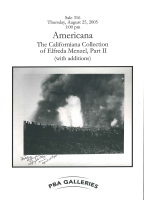 Sale 316: Americana: The Californiana Collection of Elfreda Menzel, Part II (with additions)