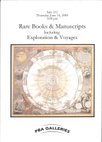 Sale 311: Rare Books & Manuscripts, including Exploration & Voyages