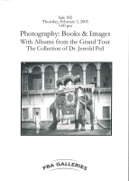 Sale 302: Photography: Books & Images. With Albums from the Grand Tour. The Collection of Dr. Jerrold Peil