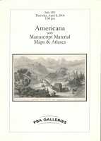 Sale 283: Americana, with Manuscript Material, Maps & Atlases