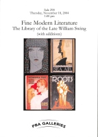 Sale 298: Fine Modern Literature: The Library of the Late William Swing