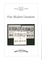 Sale 278: Fine Modern Literature