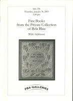 Sale 256: Fine Books from the Private Collection of Bela Blau