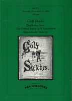 Sale 253: Golf Books - Duplicates from the United States Golf Association