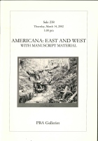 Sale 238: Americana: East & West