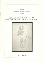 Sale 231: Edgar Rice Burroughs: The Collection of Ed Gilbert