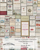 Sale 471: Americana & Californiana - Cartography - Clipper Ship Sailing Cards