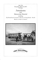 Sale 264: Americana, including Manuscript Material & WWII Aviation