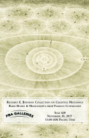 Sale 630: The Richard E. Bateman Collection on Celestial Mechanics with Rare Books & Manuscripts from various consignors