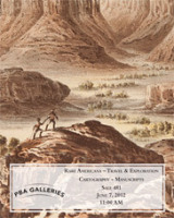 Sale 481: Rare Americana, Travel & Exploration with Manuscript Material, Maps & Ephemera