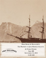 Sale 488: Rare Books & Manuscripts: The Property of Jane Hohfeld Galante & Other Owners