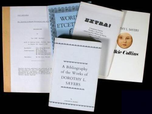 Large collection from the Dorothy L. Sayers Historical and Literary Society, Sayers bibliography, plus other Sayers' related items
