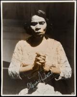 Photograph signed by Marian Anderson