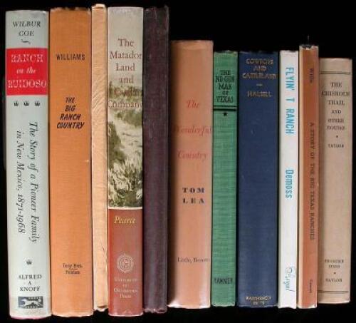 Lot of 12 volumes on the Cattle Industry, Ranches, etc.