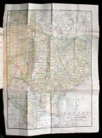 Vest Pocket Guide of Texas, Containing a list of Railroads, Mileage, and Stations Alphabetically Arranged, a Map of Texas, Counties, County Seats, Geographical Position and Population of County...