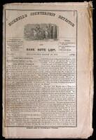 Bicknell's Counterfeit Detector and Bank Note List