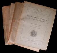 Lot of 6 Professional Papers from the United States Geological Survey, being monographs on the geology of various regions