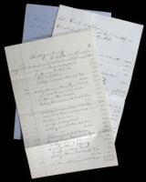 Three manuscript legal documents regarding proceedings in Siskiyou County