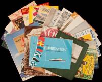 Large collection of cruise ship ephemera