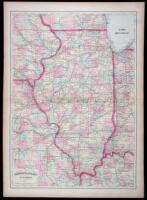 Collection of 21 hand-colored maps by Asher & Adams