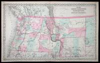 Collection of 12 hand-colored Colton maps