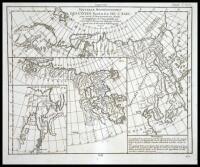 Nouvelle Representation des Cotes Nord et Est de l'Asie pour Servir de'eclaircissement aux Articles du Supplement de l'Encyclopedie qui Concernent le Passage aux Indes par le Nord. Gravee sous la Direction de Mr. de Vaugondy en 1772