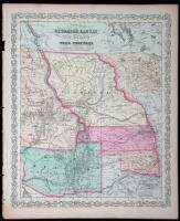 Collection of 25 hand-colored maps by Charles Desilver