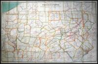 Railroad Map of Pennsylvania Published by the Department of Internal Affairs of Pennsylvania