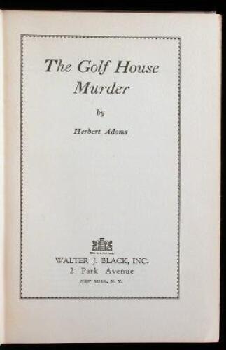 The Golf House Murder