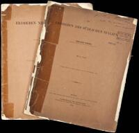 Two volumes on earthquakes by Eduard Suess