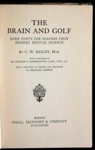 The Brain and Golf: Some Hints for Golfers from Modern Mental Science