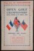 Open Golf Championship [at] Royal Lytham and St Anne's - 1926, Order of Play [official program] - 2