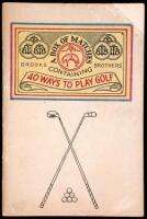 A Box of Matches Containing Forty Ways to Play Golf or The Handicapper's Hoyle