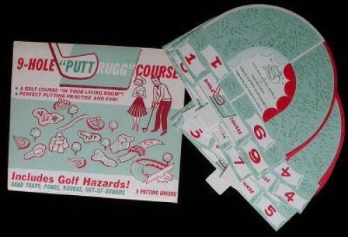 9-Hole ''Putt Rugg'' Course [Home Putting Course Kit]