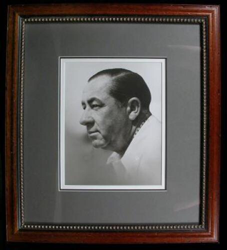 Silver-print portrait bust of Walter Hagen