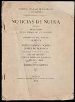 Noticias de Nutka: Diccionario de la Lengua de los Nutkeses y Descripcion del Volcan de Tuxtla. Precedidos de una Noticia Acerca del Br. Moziño y de la Expedicion Cientifica del Siglo XVIII por Alberto M. Carreno