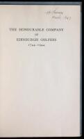 The Honourable Company of Edinburgh Golfers, 1744-1944