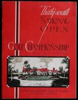 Thirty-Seventh National Open Championship, United States Golf Association, Played on the Course of The North Shore Golf Club, Glenview, Illinois, June 8, 9, 10, 1933. Official Souvenir Book and Program