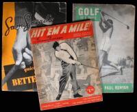 Lot of 3 oversized golf titles