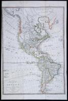 Charte von America nach den neusten Berichten u Entdeckun gen entworfen