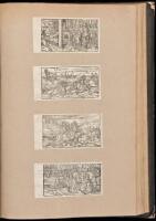 Scrapbook of early woodcut illustrations