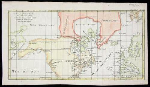 Partie de la Carte du Capitaine Cluny Auteur d'un ouvrage anglois intitule American Traveller publie a Londres en 1769