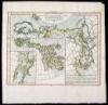 Suite of ten maps showing the evolution of the cartography of the Northwest Coast, from Denis Diderot's Encyclopedie - 2