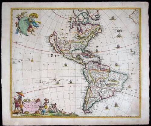 Novissima et Accuratissima Totius Americae Descriptio