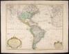 Carte d'Am&eacute;rique, Dress&eacute;e pour Instruction, Par Guil. Delisle et Phil. Buache, Premiers Geographes de l'Academie des Sciences. Nouvellement Revue, Augment&eacute;e et Assujetie aux Nles. Observations Astronomiques de Mrs. de l'Academie des Sciences. Par Dezauche