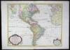 Carte d'Am&eacute;rique, Dress&eacute;e pour Instruction, Par Guil. Delisle et Phil. Buache, Premiers Geographes de l'Academie des Sciences. Nouvellement Revue, Augment&eacute;e et Assujetie aux Nles. Observations Astronomiques de Mrs. de l'Academie des Sciences. Par Dezauche